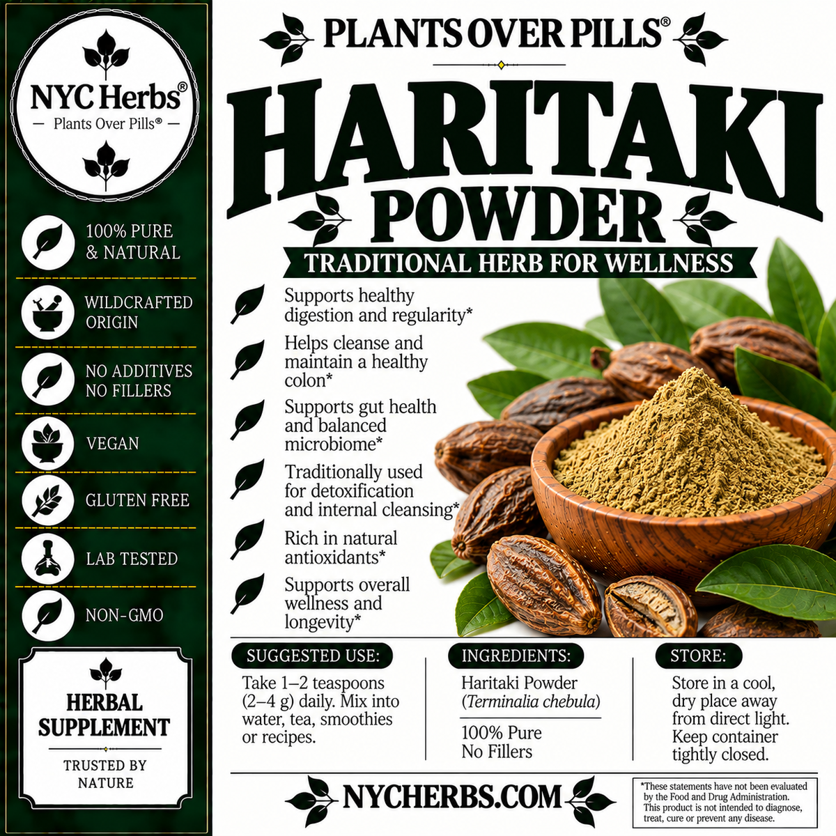 Haritaki powder