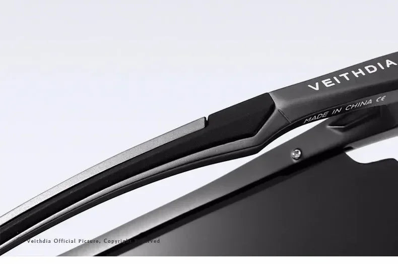 VEITHDIA Brand Designer Men's Sunglasses Aluminum Magnesium Polarized UV400 Sun Glasses Cycling Sports Male Outdoor Eyewear 6592