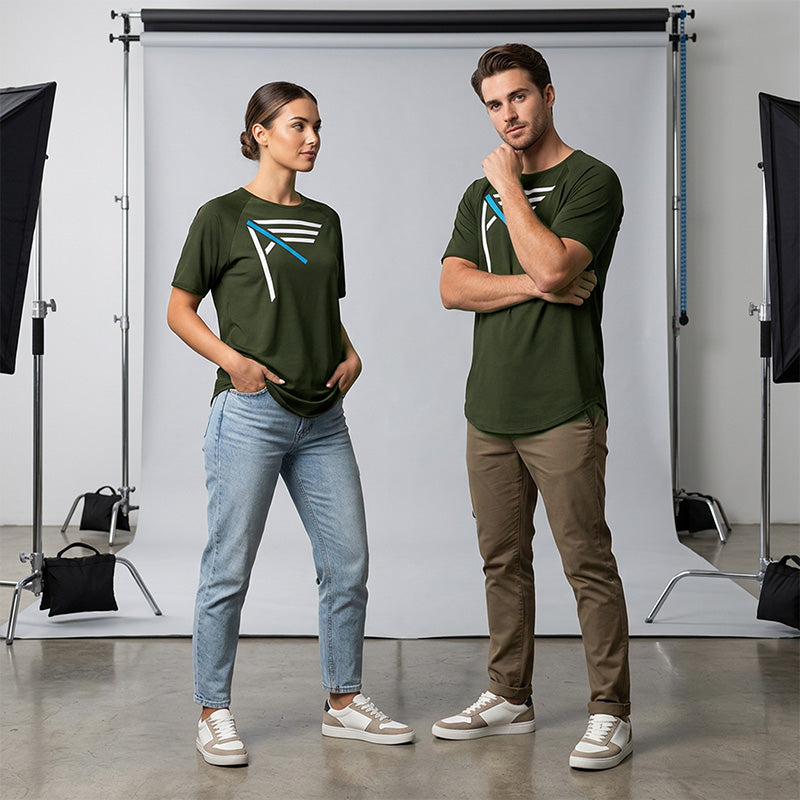 I AM (YHWH) - Army Green Bamboo Tee