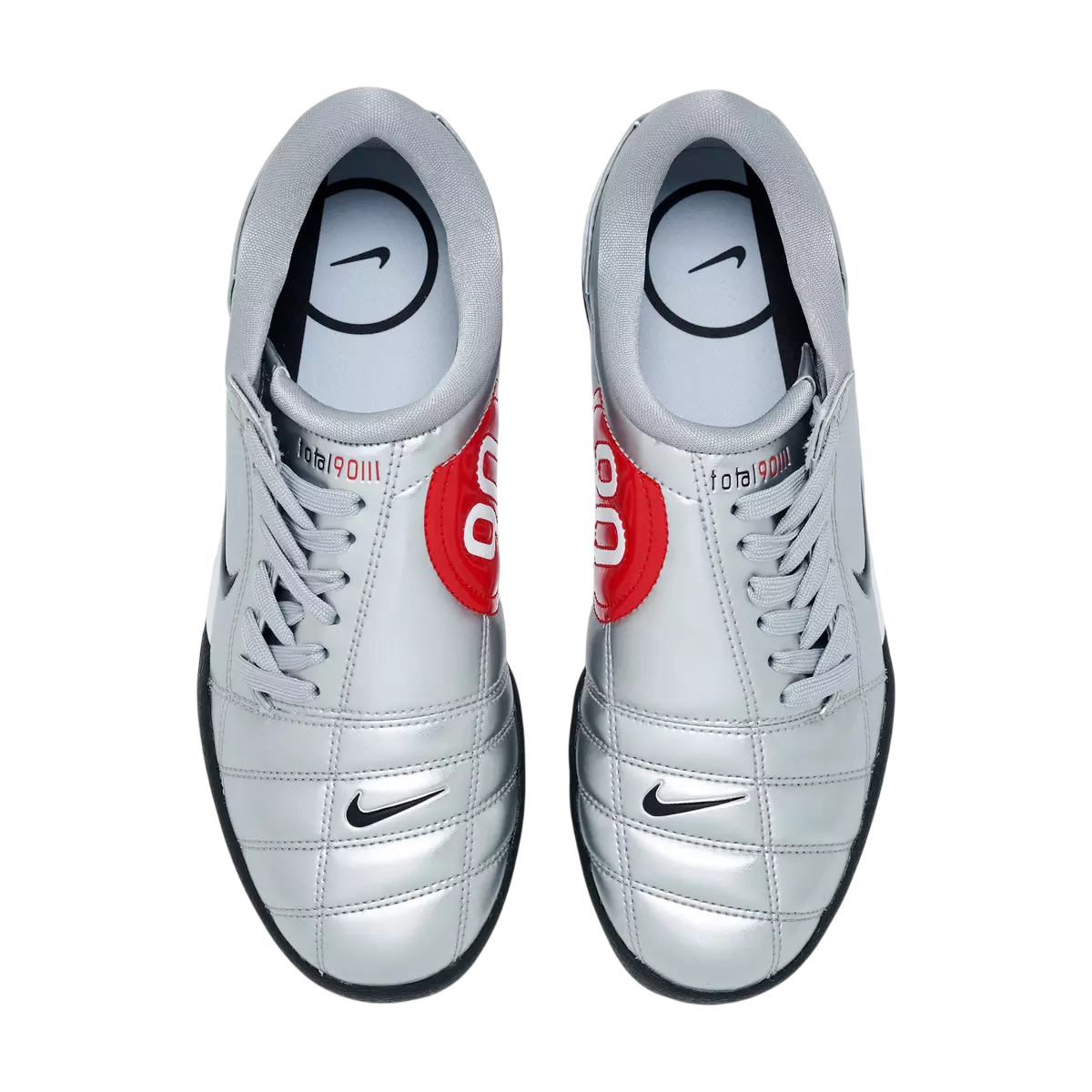 Nike Total 90 3 Metallic Silver Black Red (Women's)