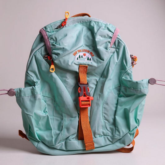 Kid’s (Ages 2 to 7) light blue Hiking Pack - Water Bladder System Compatible for Young Hikers