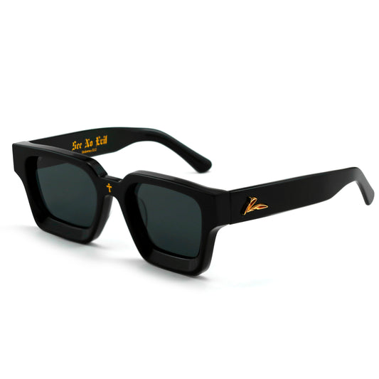 Signature Series- "See No Evil" Sunglasses  (Black)