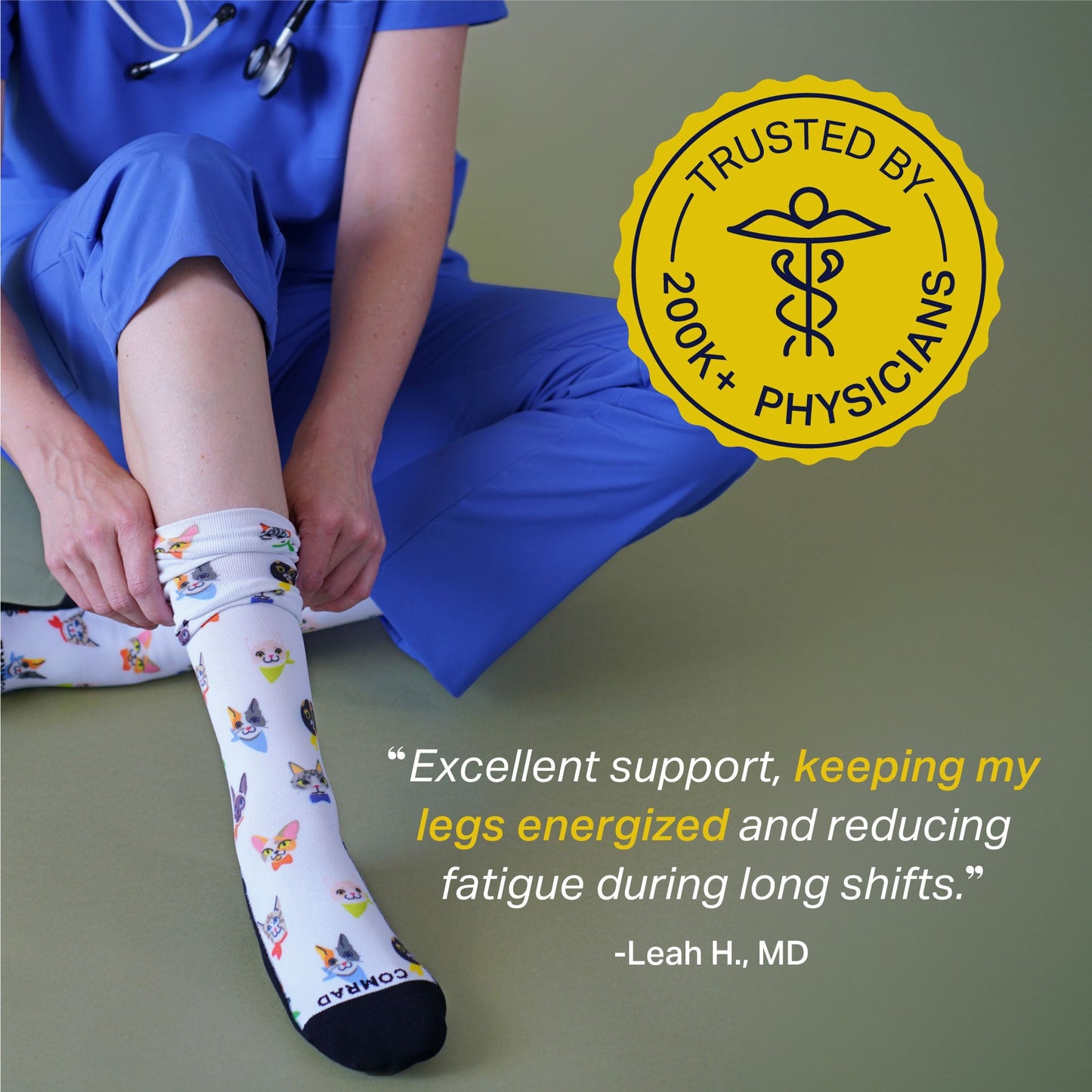 Cute Compression Socks – Lemon