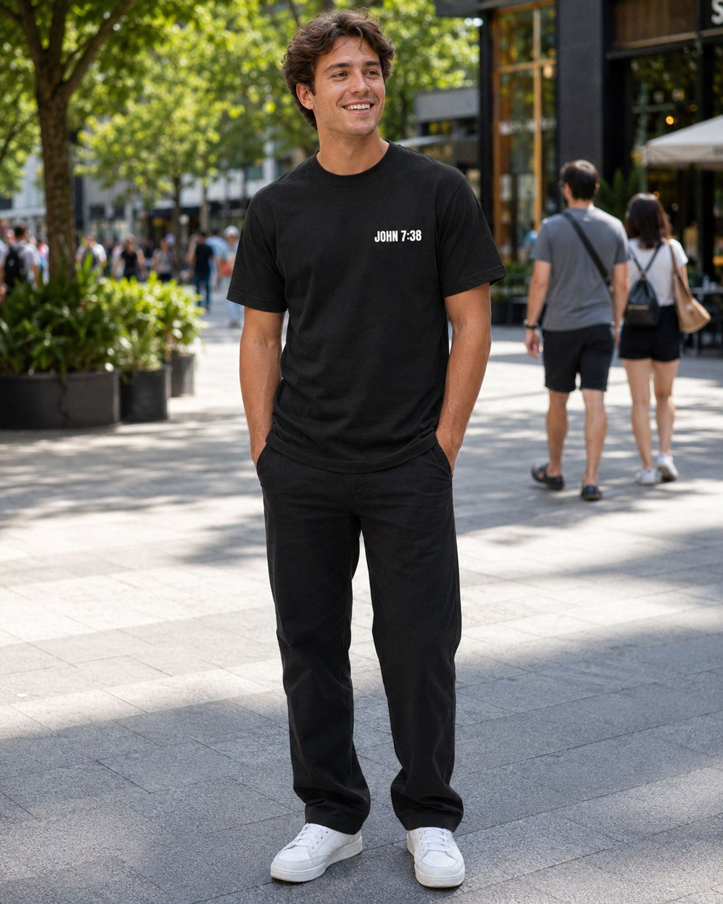 Men's Heavy Tee Oversized Living Waters