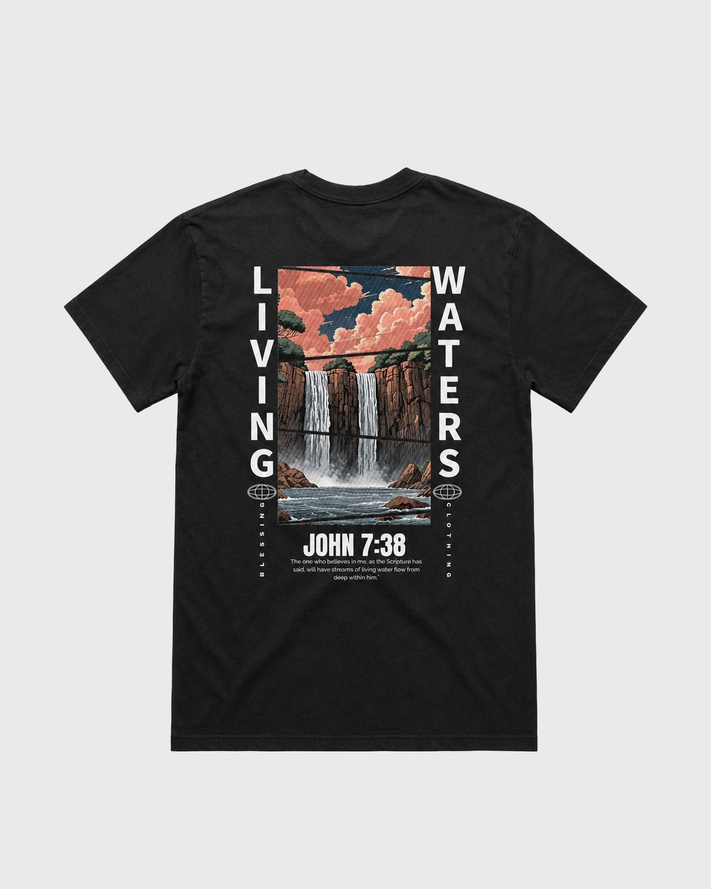 Men's Heavy Tee Oversized Living Waters