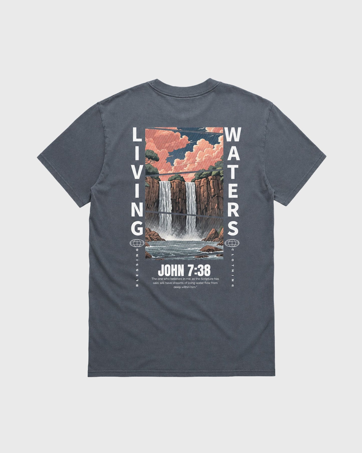 Men's Heavy Tee Oversized Living Waters