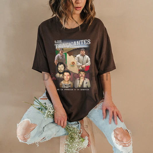 "Los Traficantes" T-Shirt – Edgy Humor Graphic Tee, Bold Statement Apparel, Unisex Streetwear