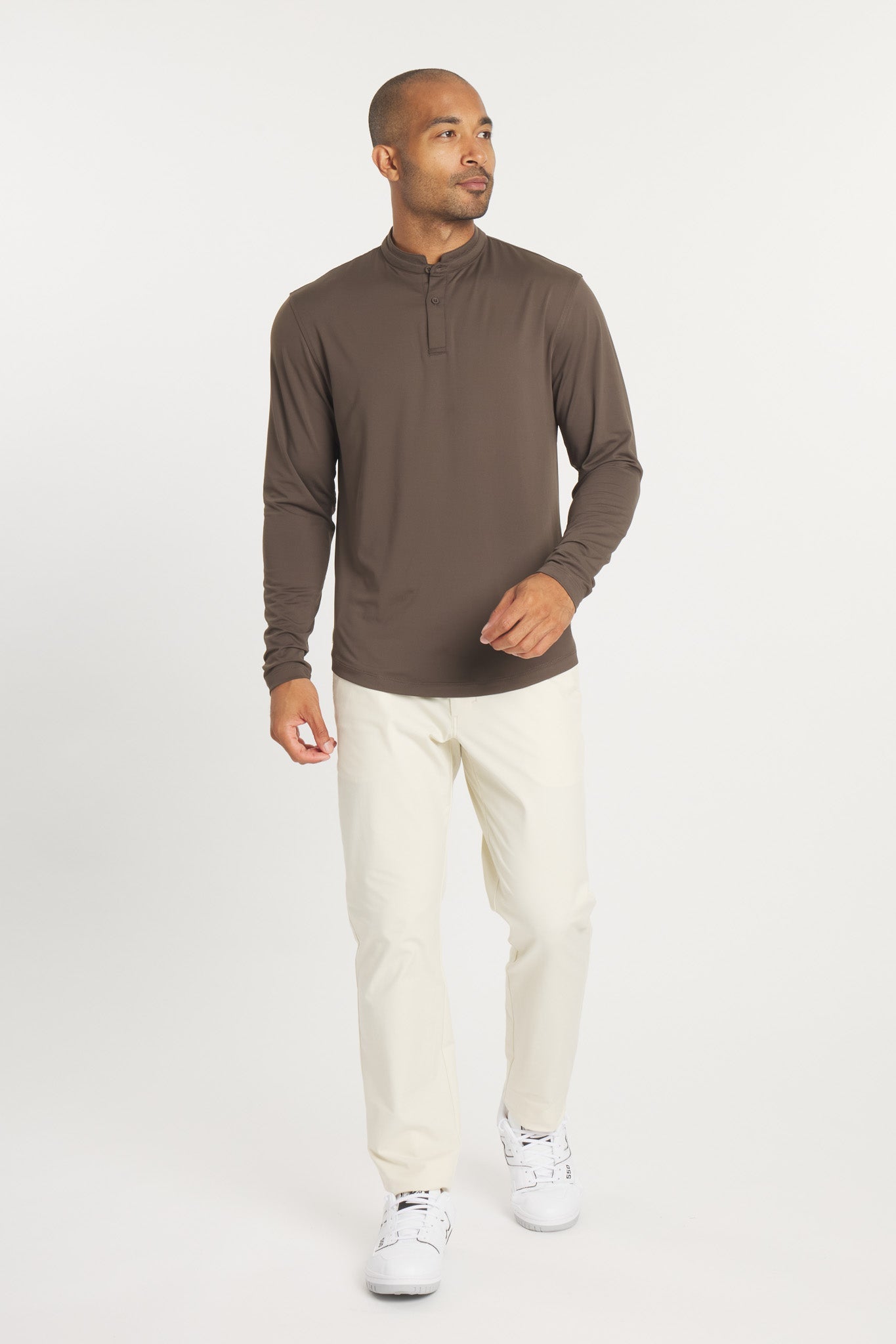 Catalyst Polo L/S | Mantra Collar | Woods