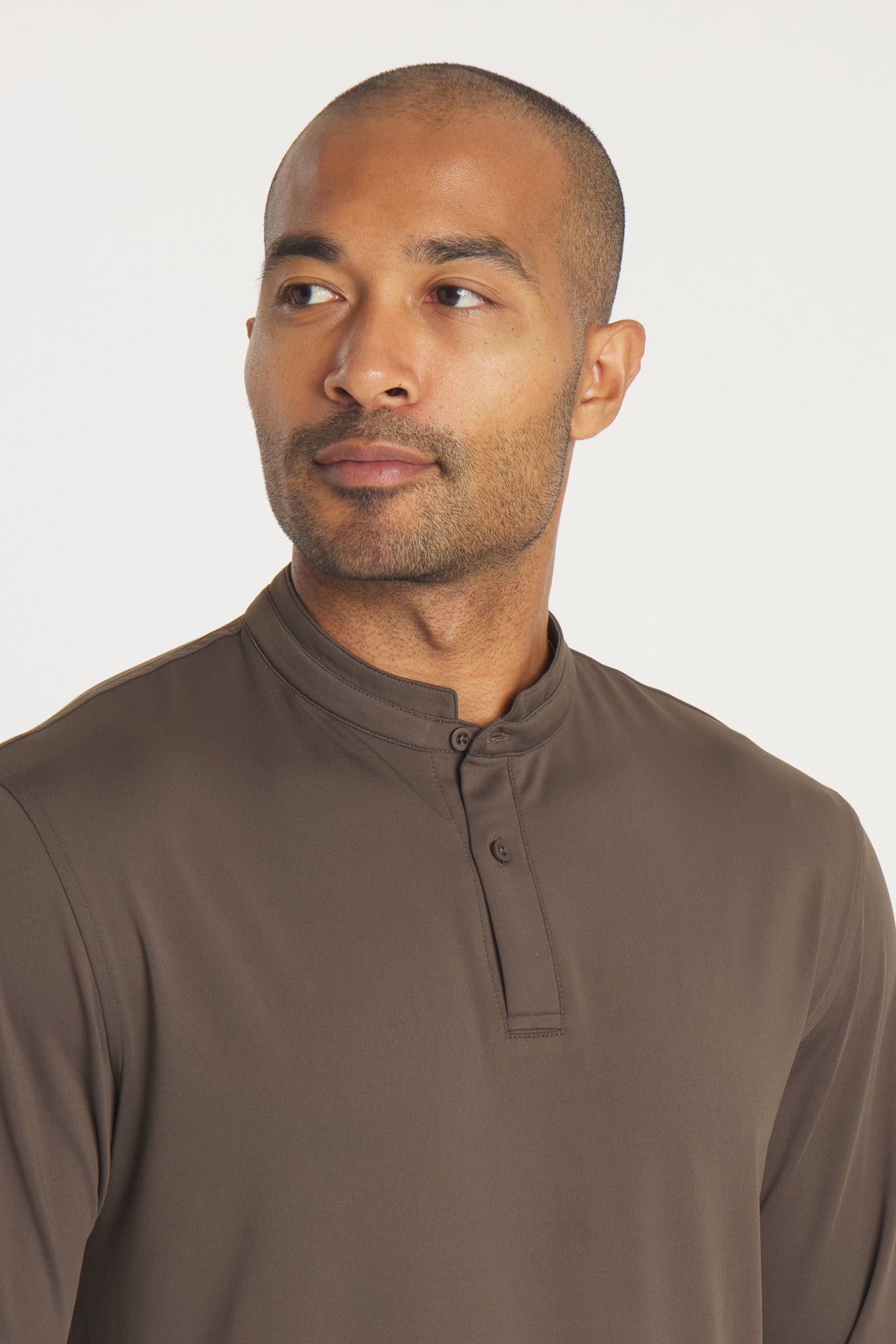 Catalyst Polo L/S | Mantra Collar | Woods
