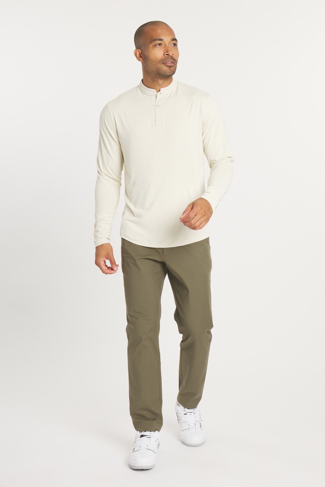 Catalyst Polo L/S | Mantra Collar | Birch