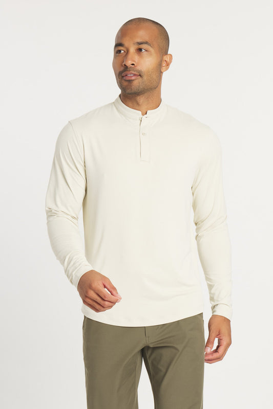 Catalyst Polo L/S | Mantra Collar | Birch