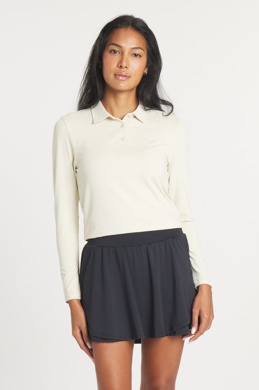 Women's Catalyst Polo L/S | Point Collar | Birch
