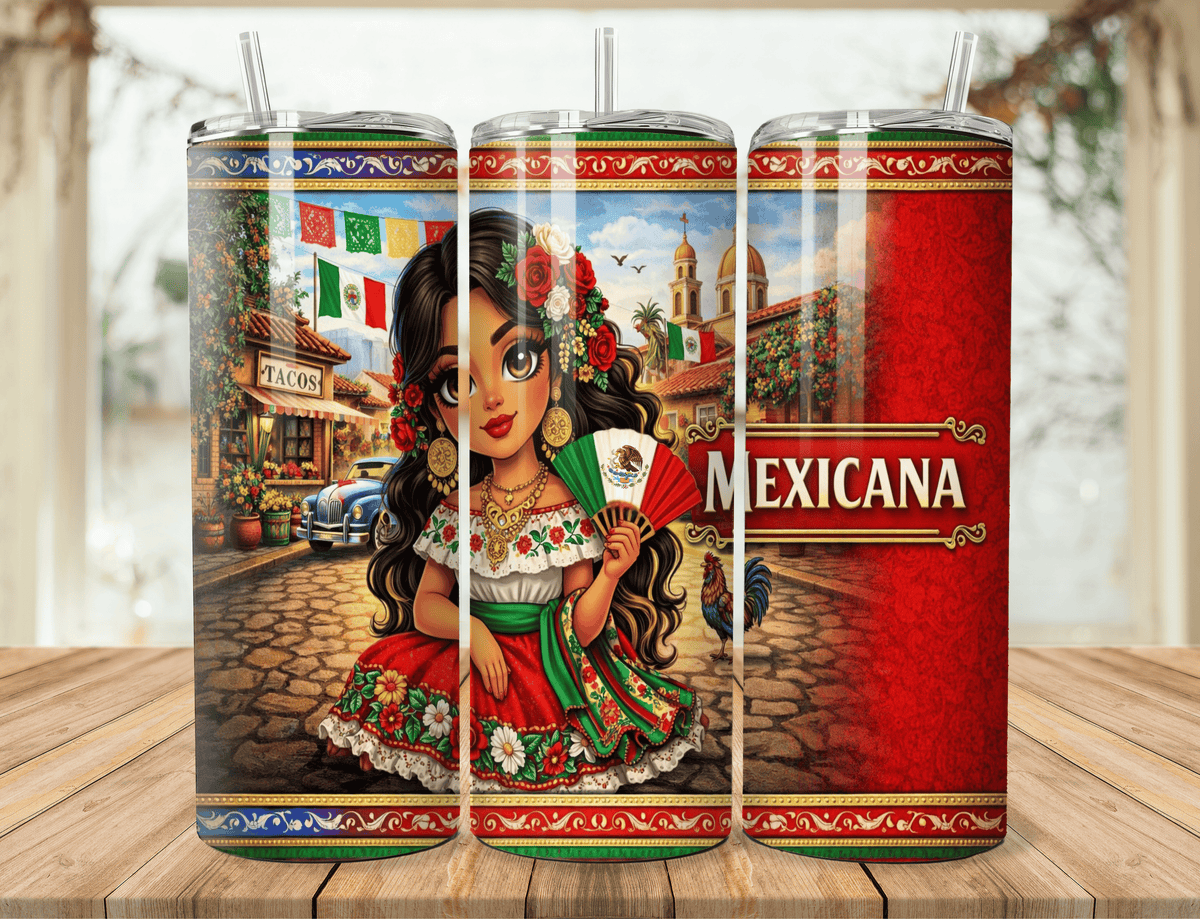 Muñeca Chibi – Edición Latina / Cultura & Actitud 20oz Tumbler