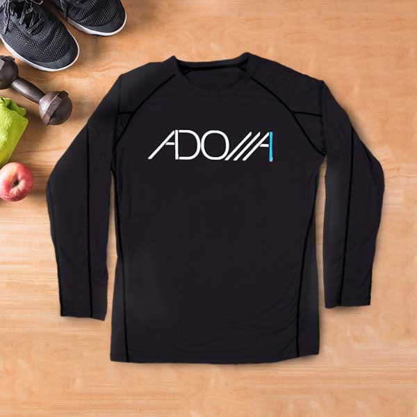 ADONAI (Lord) -  Long-Sleeve Dry-Fit - Midnight Black