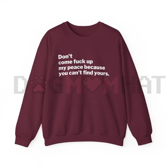 "My Peace" Unisex Sweatshirt – Inspirational Slogan Crewneck