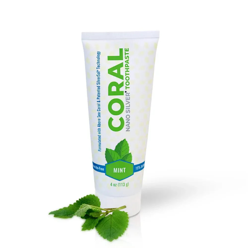 Fluoride Free Mint Toothpaste with Nano Silver & Xylitol