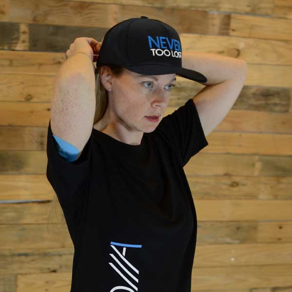 Never Too Lost To Be Found - Black Snapback Hat