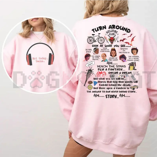"Not Today Vecna" Funny Sweatshirt