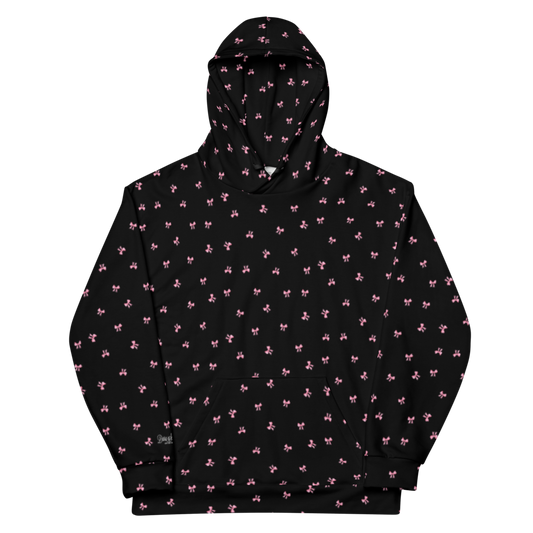 PETIT BOW HOODIE • BLACK