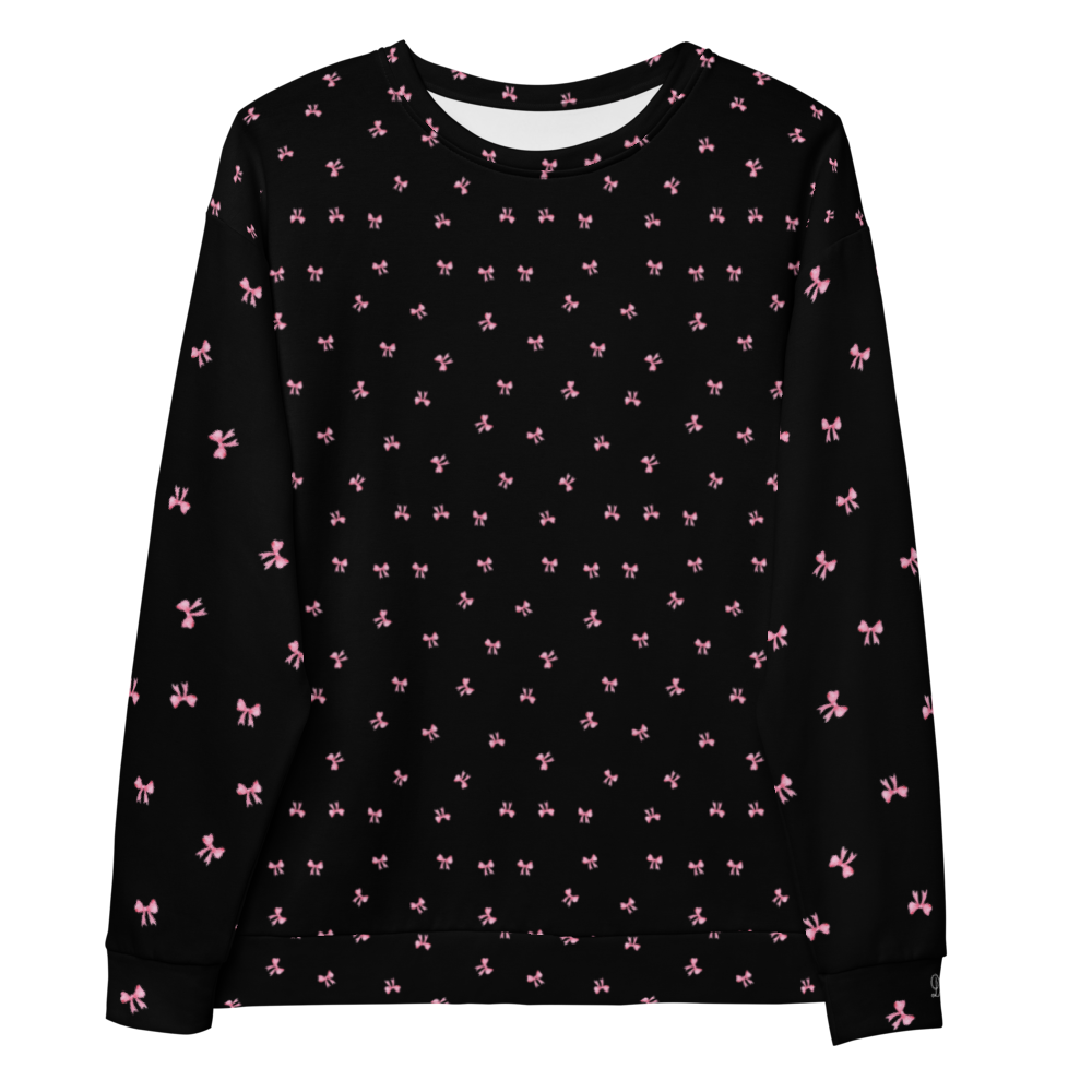 PETIT BOW SWEATSHIRT • BLACK