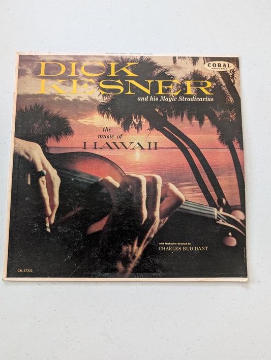 Dick Kesner & His Magic Stradivarius The Music Of Hawaii LP Vinyl Record Album(Vintage Vinyl Record LP Album Hawaiian)