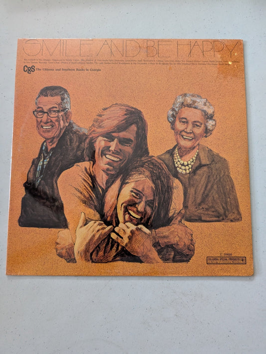 "SMILE AND BE HAPPY" - VARIOUS - C & S BANKS OF GEORGIA - RECORD ALBUM(Vintage Vinyl Record LP Album)