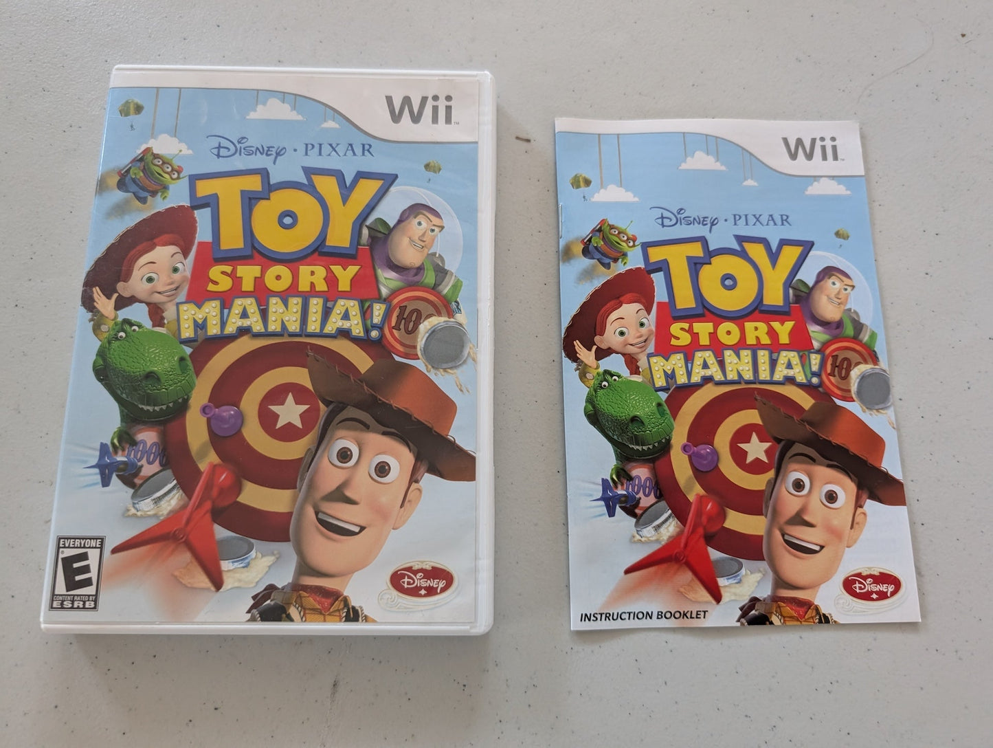 Toy Story Mania Nintendo Wii  manual and case only