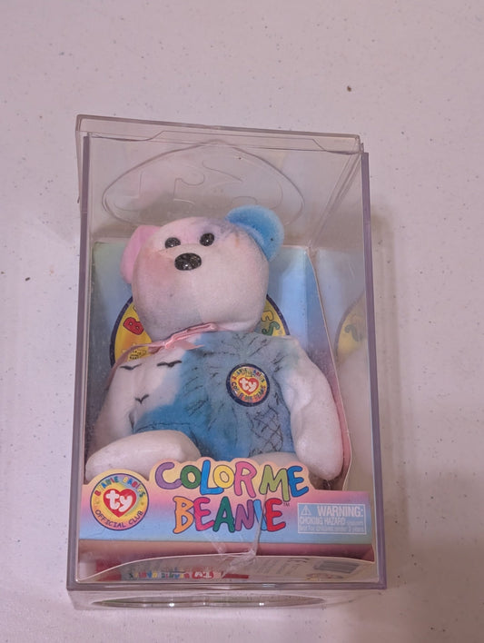 Color me Beanie TY Beanie Baby (Vintage, Retired,VTG, Stuffed Animal, Plush, Toy)