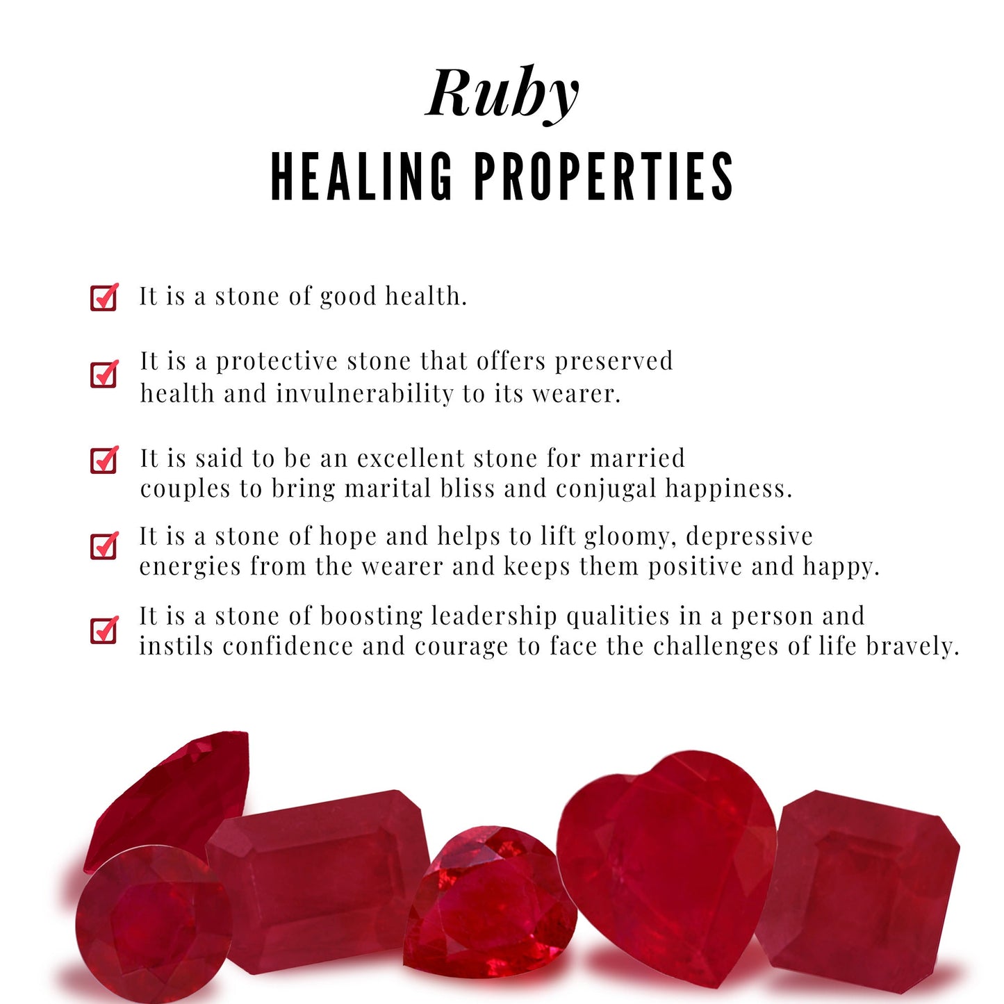 Real Ruby Diamond Eternity Ring for Anniversary