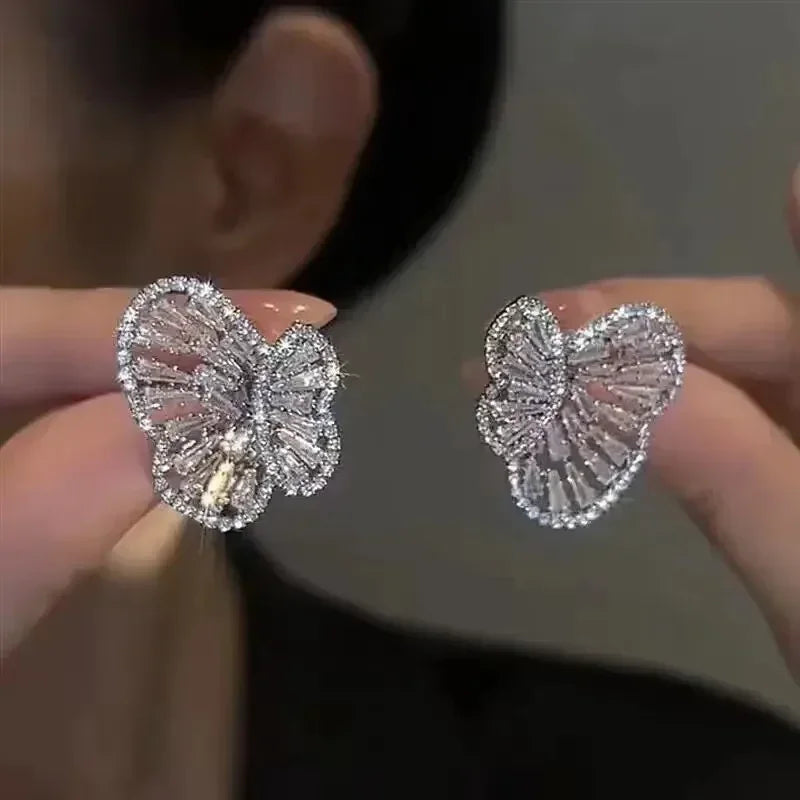 Elegant Crystal Drop Earrings for Bridal - Fashion Dangle Jewelry | Femstylo