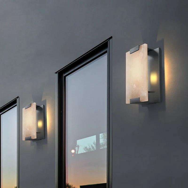 Natural Marble LED Wall Sconce