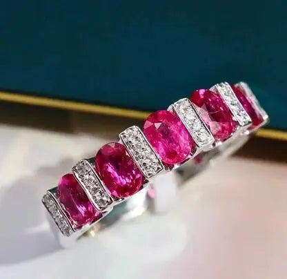 Anillo de circonita blanca para mujer, joyería de lujo co...