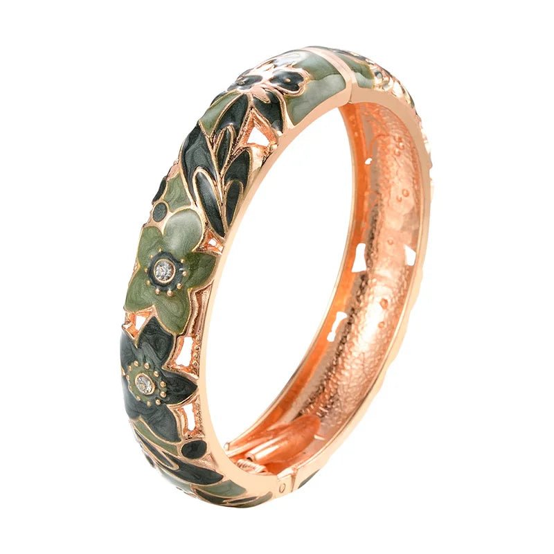 Brazalete para mujer, conjunto de brazalete de doble esma...