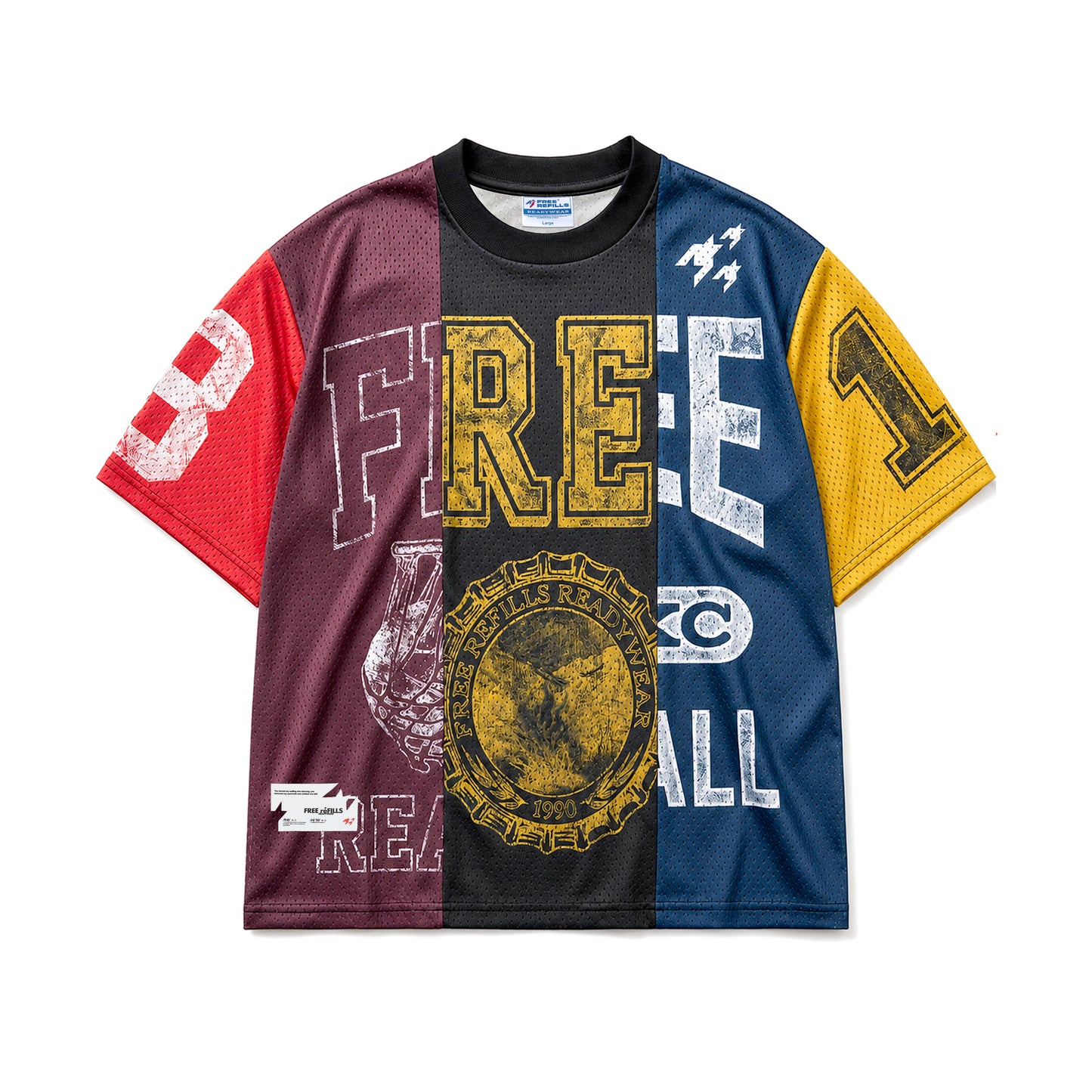 Split Jersey - Black Multi
