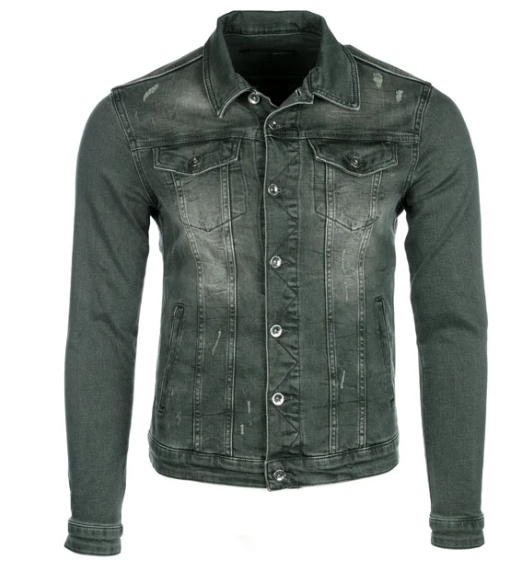 7TH HVN LONDON Jacket Distressed Washed Slim Fit