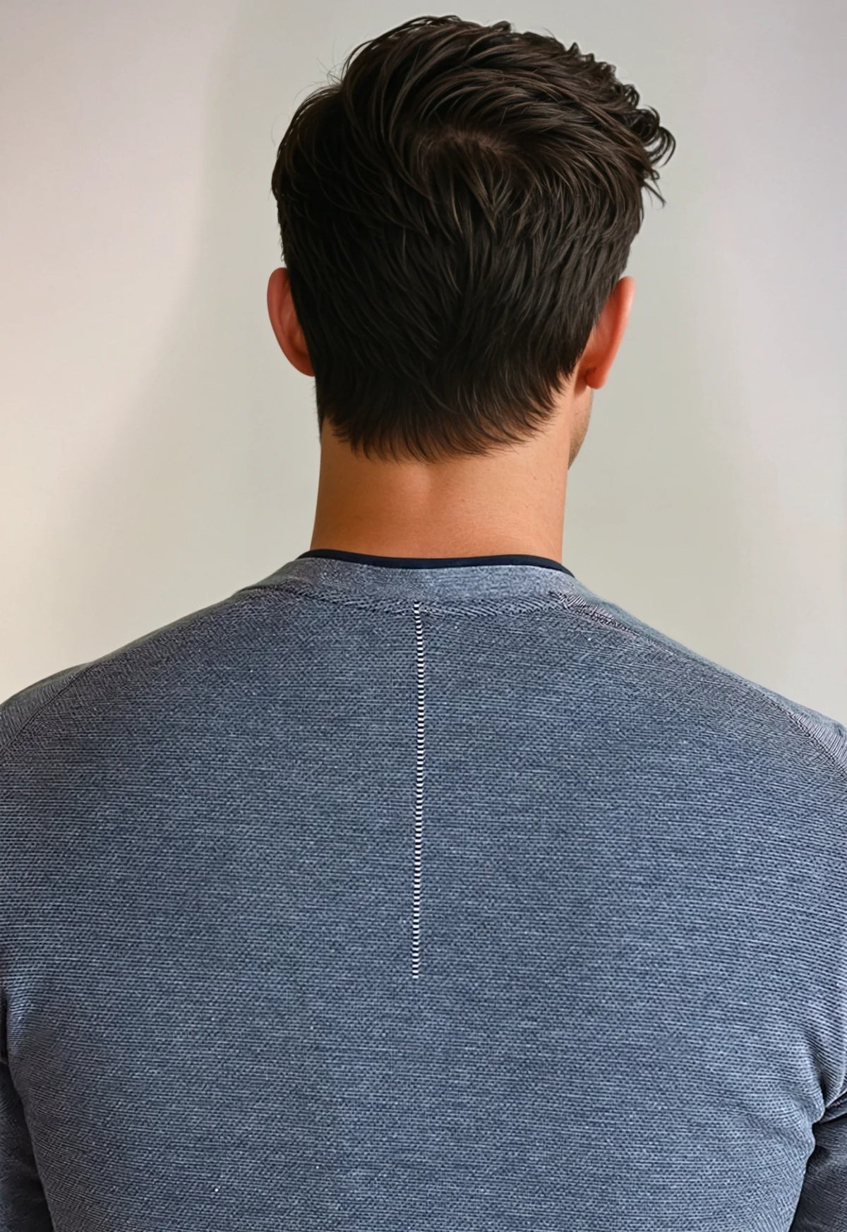 Seamless V-Neck Pullover Shirt