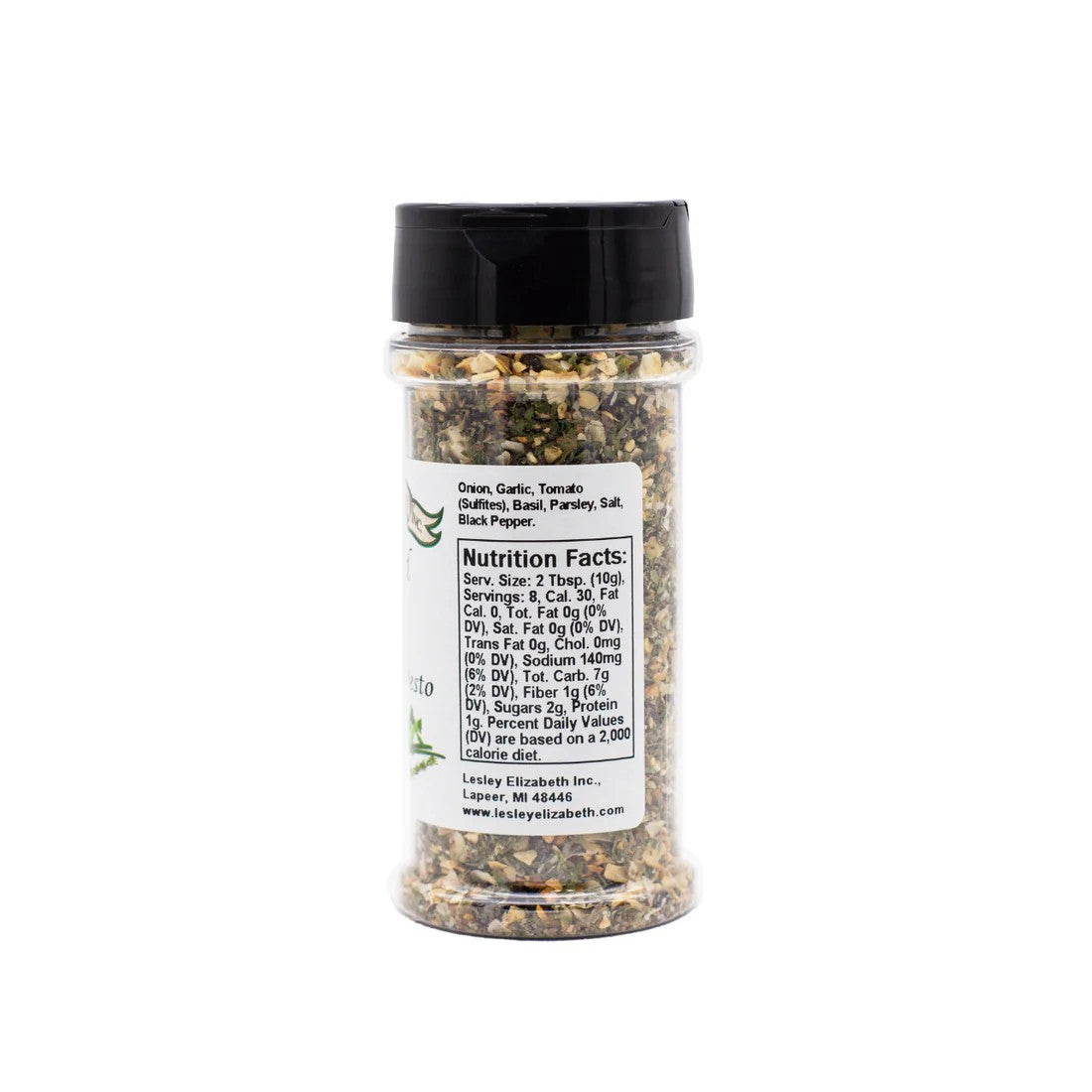 Lesley Elizabeth Sundried Tomato Seasoning & Pesto, PET (250mL)