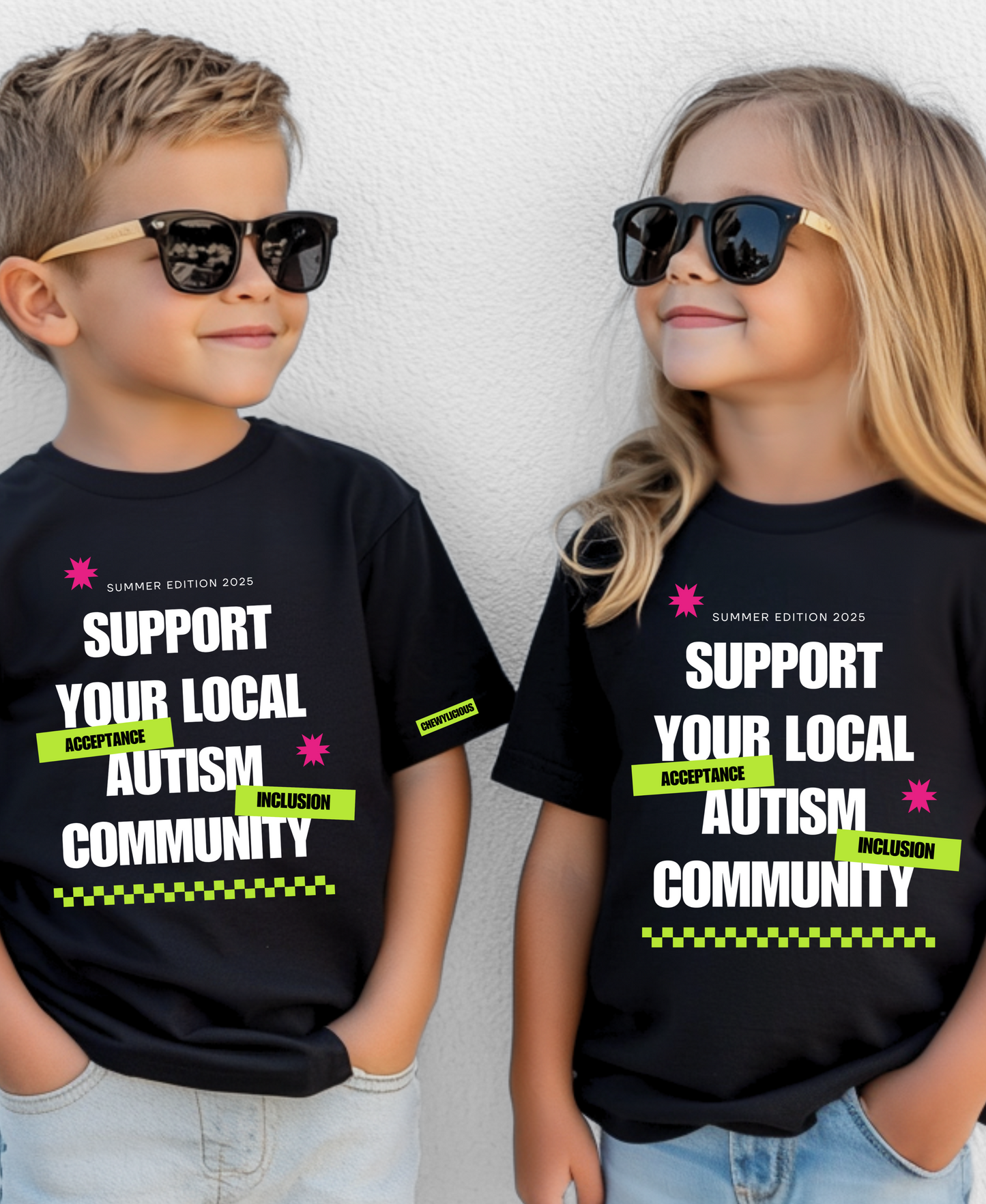 Summer 2025 Support Your Autism Community T-Shirt & Onesie – Inclusive Apparel for All Ages