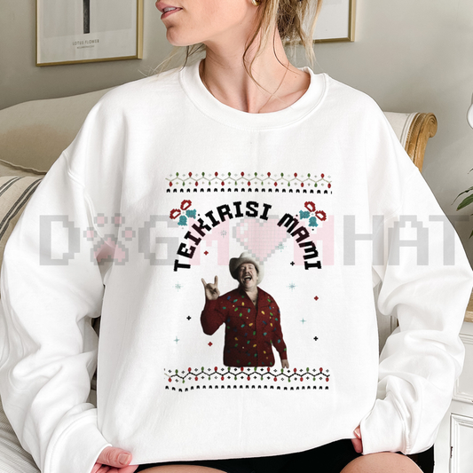 "Teikirisi Mami" Sweatshirt – Funny Spanglish Quote Jumper