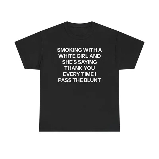 "Thank You" T-Shirt - Minimalist Slogan Tee, Unisex Cotton Graphic Shirt