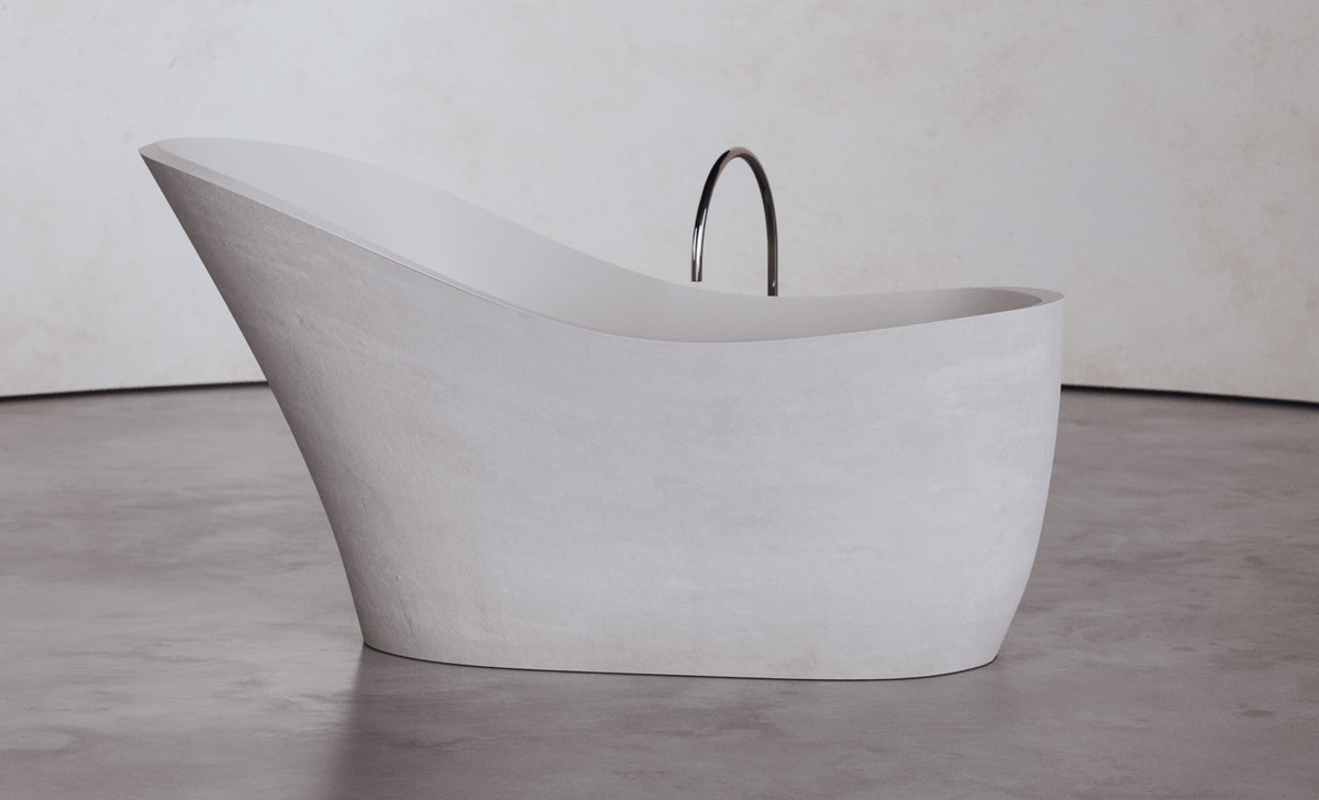 Slipper Freestanding Concrete Bathtub – Studio Collection