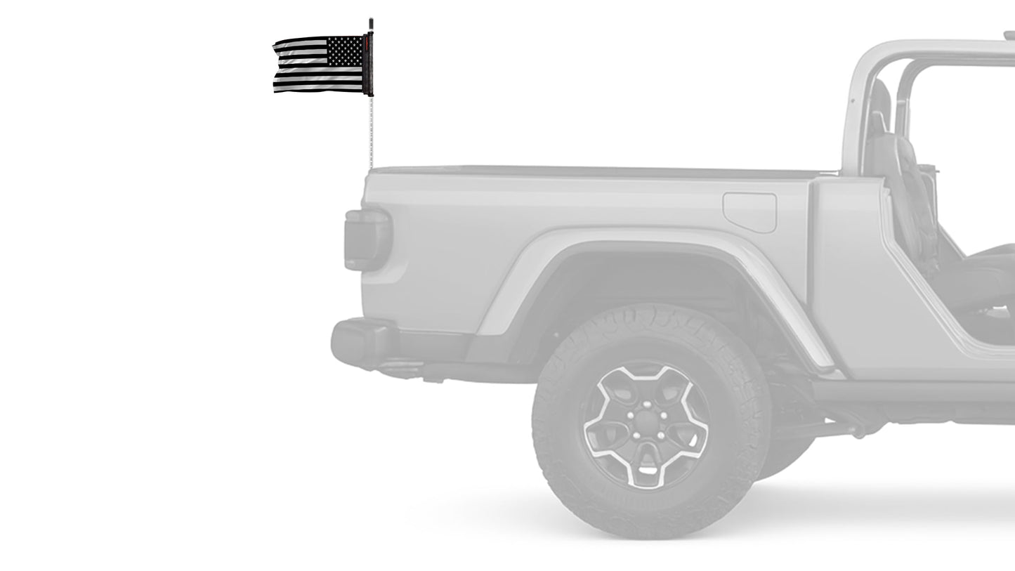 USA Subdued Tactical 12"x18" Forever Wave Flag