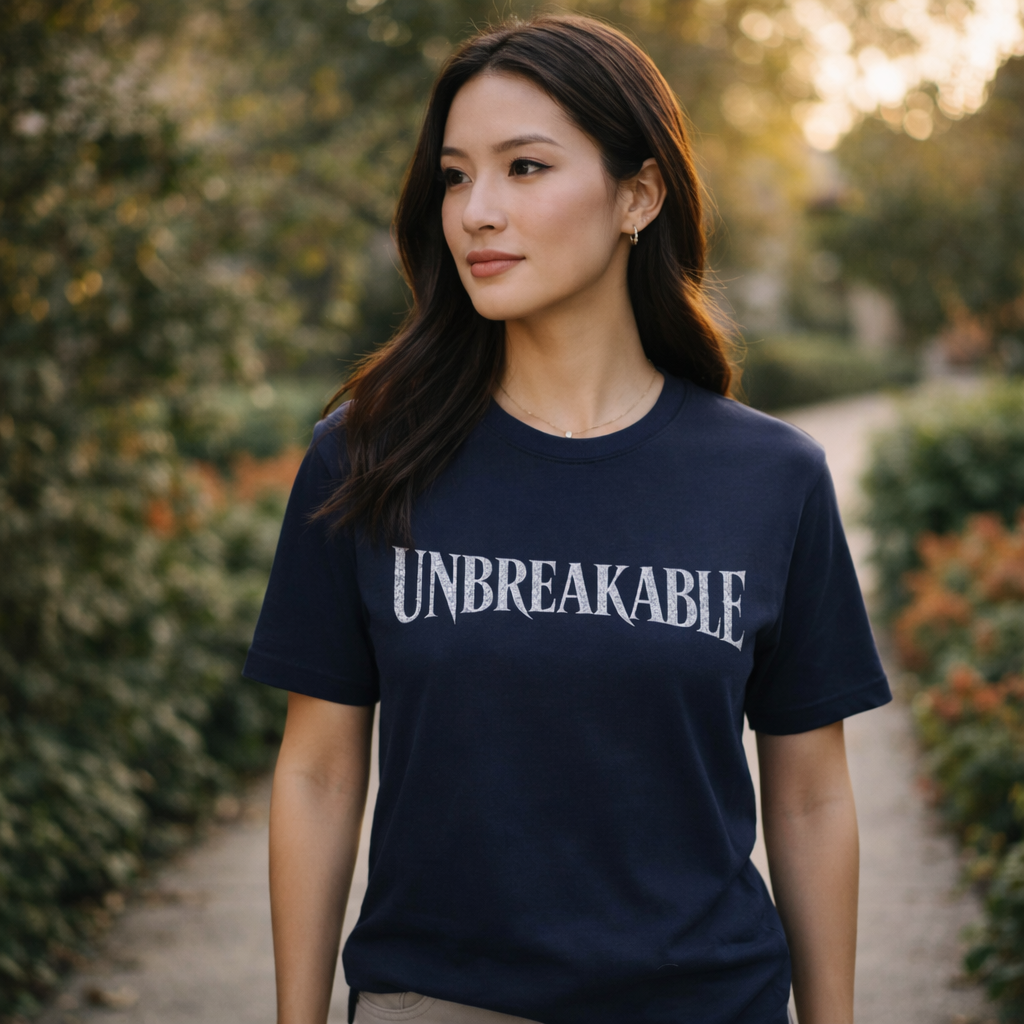 UNBREAKABLE Boxy Tee — Premium Oversized Streetwear | Faith-Based Graphic
