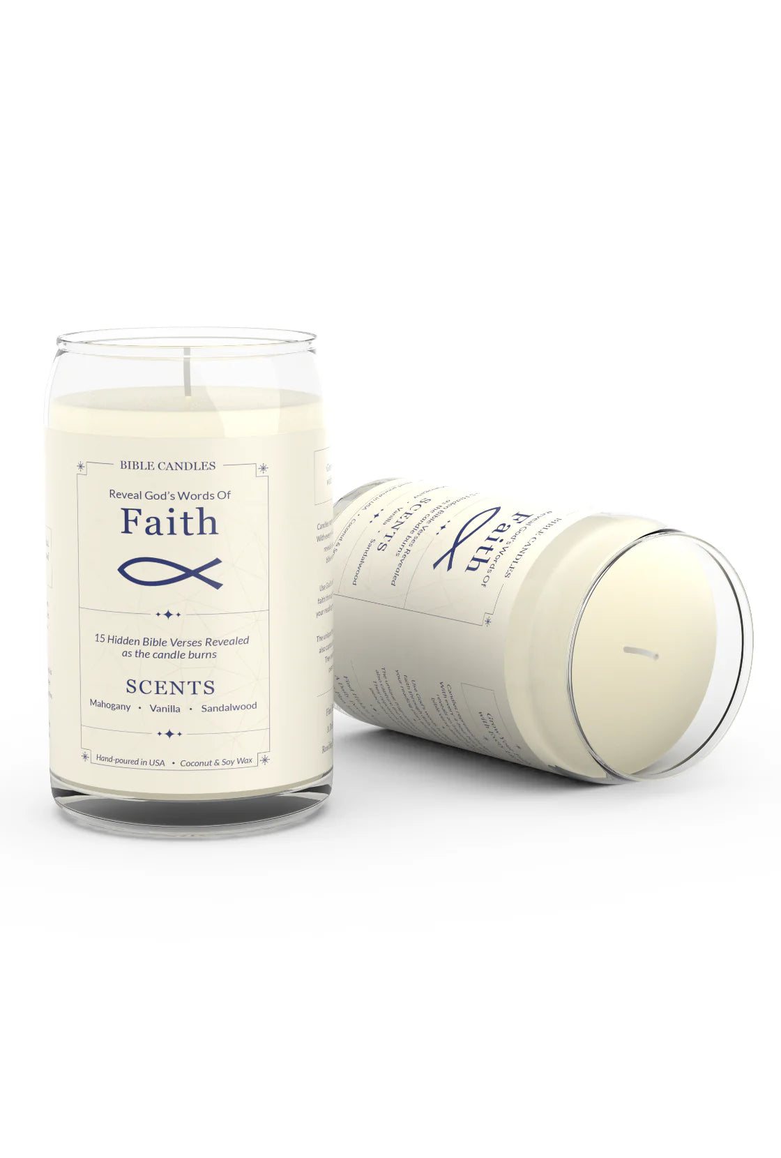 Faith Bible Candle - Illuminate Your Spirit | Bible Candles Co.