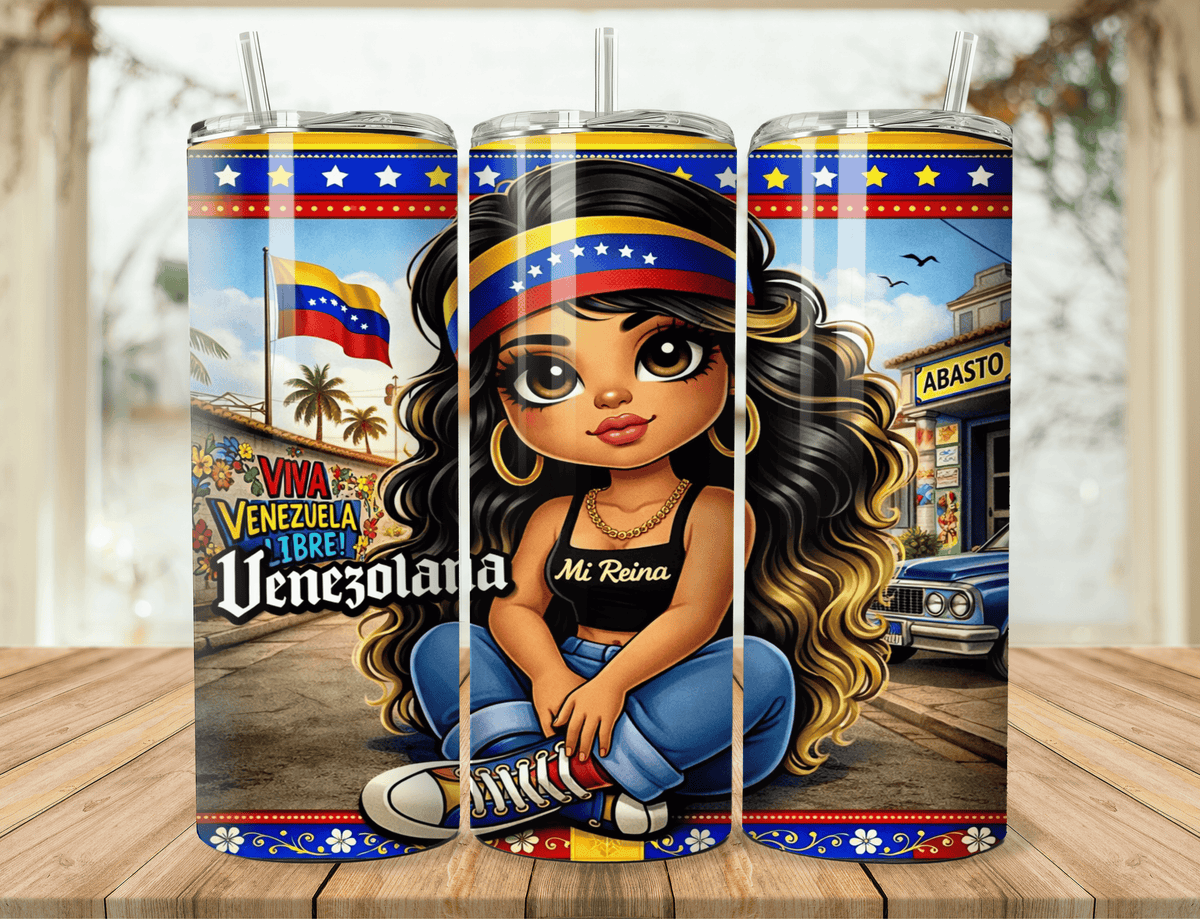Muñeca Chibi – Edición Latina / Cultura & Actitud 20oz Tumbler
