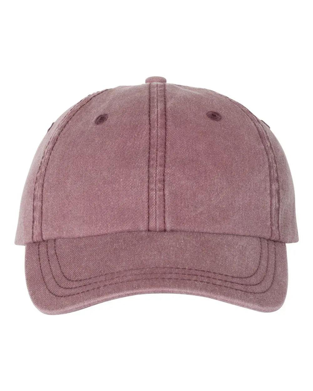 Embroidered Monogram Pigment-Dyed Twill Hat | Quick Ship