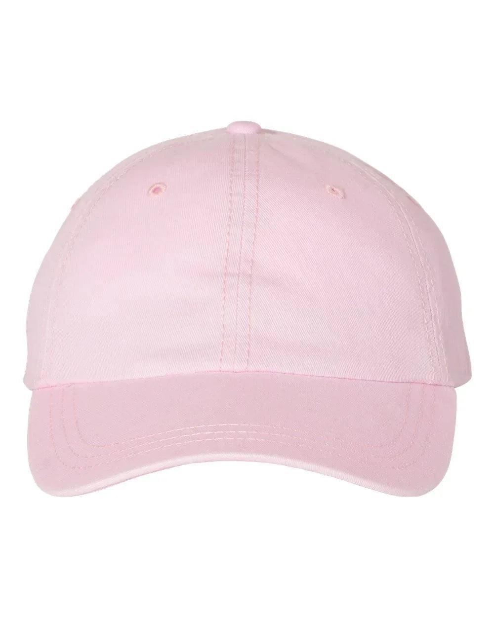 Embroidered Bean Stitch on Pigment-Dyed Twill Hat | Quick Ship