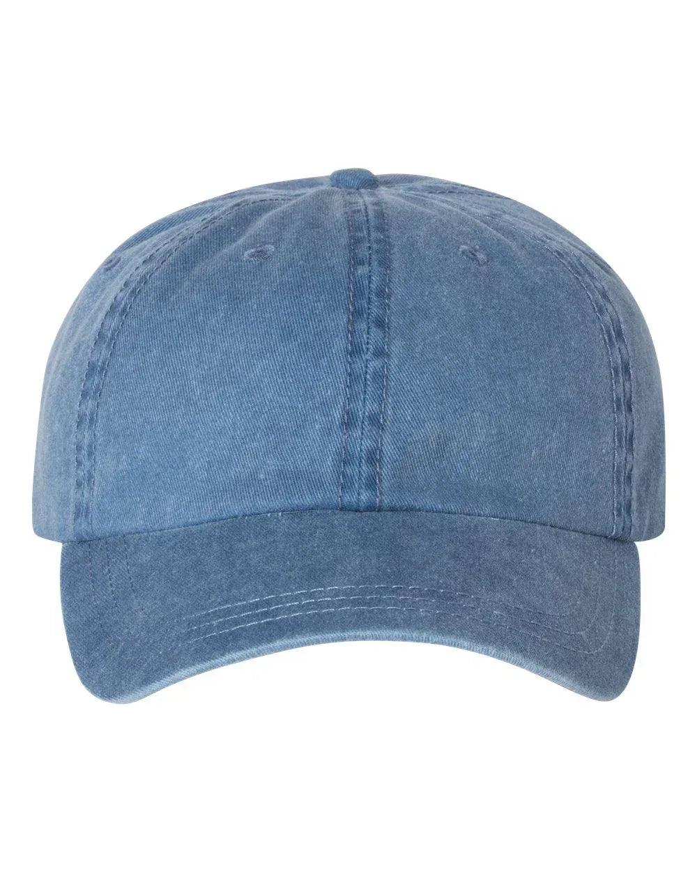 Embroidered Monogram Pigment-Dyed Twill Hat | Quick Ship