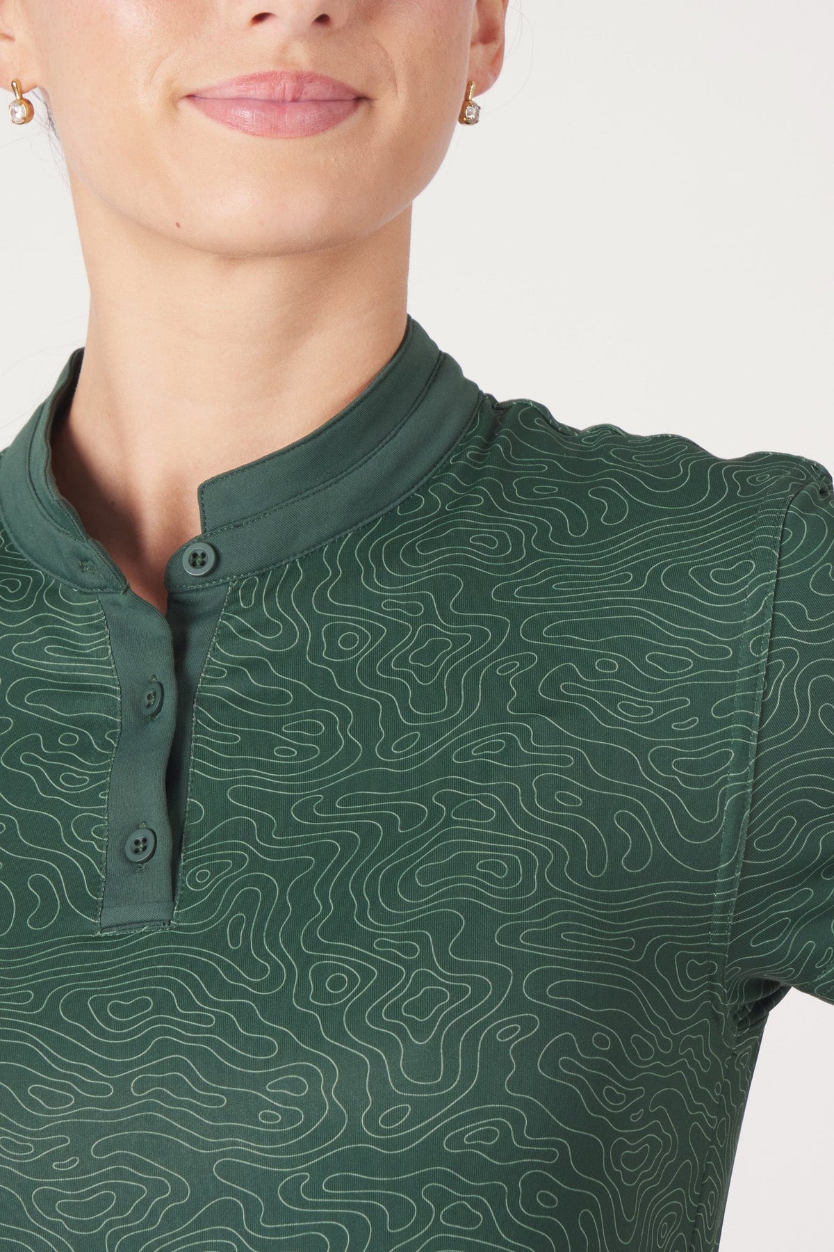 Women's Catalyst Polo | Mantra Collar | Topo III