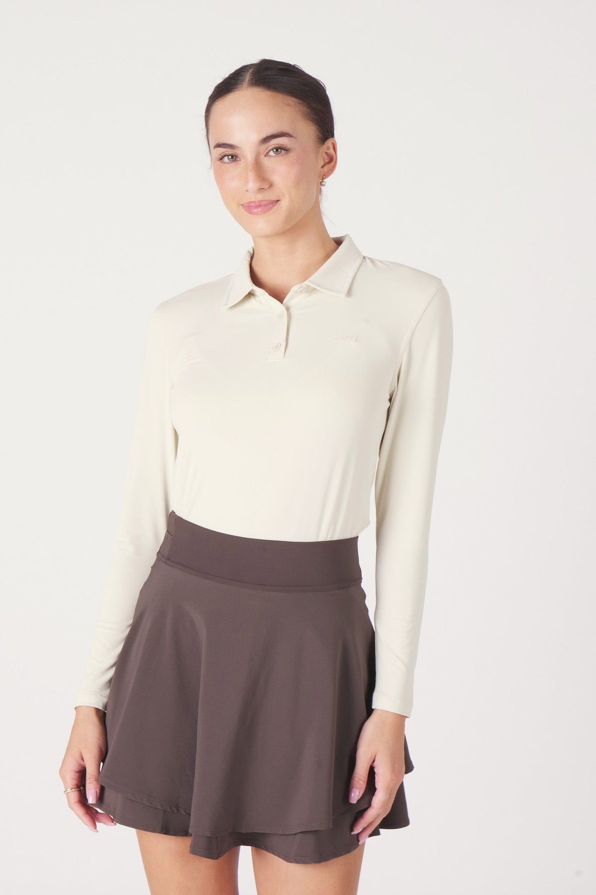 Women's Catalyst Polo L/S | Point Collar | Birch